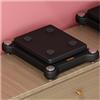 Generic Supporto di isolamento regolabile per subwoofer con punte e piedini in gomma, stabilizzatore a piattaforma per altoparlanti a doppio pavimento con ruote per monitor da studio e subwoofer