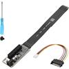 GINTOOYUN Scheda di espansione M.2 NVME a PCIE X4, slot M.2-M NVME della scheda madre a PCIE 4.0 X4, cavo adattatore di espansione per schede grafiche, schede madri, ecc. (9,06 pollici / 23 cm) (180