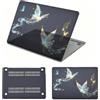 FFBOFFC Custodia per MacBook Pro 16 pollici 2019-2020 A2141, Farfalla scintillante | Cover Rigida in Plastica Protettiva per Laptop con Touch Bar e Touch ID