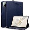 Generico DayQiQiPu Custodia per Xiaomi Pad 7 / Pad 7 Pro (11,2 Pollici) Copertura Protettiva in Pelle PU Cover Folio Portafoglio Custodia Antiurto dissipatrice con Auto Wake/Sleep, Blu