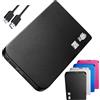 Generic Hard disk esterno portatile da 64 GB, USB 3.0, dispositivo di archiviazione sottile, backup dati ad alta velocità ed espansione di memoria per PC e laptop, regali per Natale, compleanno, qualsiasi