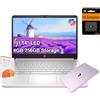 ist computers Computer portatile HP 14 ultra leggero per studenti e casa (LED da 14 pollici, Office 365 di 1 anno, Intel 4-Core N150 (> N4120), 4 GB di RAM, memoria da 128 GB + scheda SD da 128 GB), batteria a