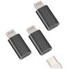 HOYULLI Adattatore USB C A Lightning Maschio(3 Pack)Type C Femmina Ricarica Cavo Per IPhone TipoC Cavetto Presa iPad Caricabatterie Convertitore Adattatori Per Apple Connettore Alimentatore Accessori 090-tp-L