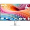 MSI PRO MP275W E2 Monitor da ufficio FHD da 27 pollici, pannello IPS 1920 x 1080, senza cornice su 4 lati, frequenza di aggiornamento 120 Hz, schermo accattivante, altoparlanti integrati, inclinazione