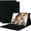 ORVANZA Custodia per tablet TECLAST Artpad Pro con tastiera magnetica rimovibile, adatta per tablet da 11 a 13 pollici, protezione in TPU, pelle PU di alta qualità, ricarica di tipo C (nero)