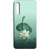 Mixroom - Cover Custodia Case In TPU Silicone Morbida Per HUAWEI P30 Fantasia Fiore di loto N1014