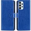 32nd Custodia a Portafoglio in Pelle PU per Samsung Galaxy A23 5G & M23 5G (2022), Case Realizzato in Pelle Sintetica con Diversi Comparti e Chiusura Magnetica - Blu