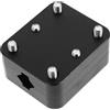 OUNONA Supporto Navigazione Moto per Manubrio 12-16mm in Lega di Alluminio Porta Telefono Robusto e Versatile in Nero per Tragitti Lunghi e Viaggi