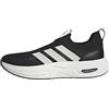 adidas Uomo Cloudfoam Cuxxion Slip On Shoes, Core Black/Core White/Grey Five, 40 EU