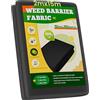 Dripex Telo Pacciamatura 2mx15m, 100g/m² Telo Anti Erbacce per Orto, Giardino, Permeabile all'Acqu, Stabilizzazione UV, Barriera per Erbaccia