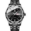 OIDEA Orologio Uomo Analogico Donna: Orologi al Quarzo Cinturino Acciaio Calendario Lancette Luminose Impermeabile 30 Metri - Regalo Coppia Uomo Donna Natale