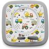 yabaduu pellicola protettiva compatibile con Toniebox 2 pellicola su misura con motivo accessorio autoadesivo con design protezione antigraffio per giocattoli per bambini Y015 (16 veicoli, senza nome