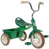 Italtrike Transporter - Triciclo per Bambini 2-5 Anni, Ruote Antiforatura, Sella Regolabile, Contenitore Posteriore, Made in Italy, Primavera Verde