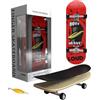 LIULINY Mini Skateboard da Dita, 5 Couches Skateboard per Dita, Legna Mini Skate Fai da te, per Appassionati Regali di Compleanno per Bambini, Giochi e Giocattoli per Bambini