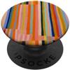 Generic Grafica astratta a righe retrò colorate PopSockets PopGrip Adesivo
