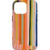 Generic Custodia per iPhone 16 Pro Grafica astratta a righe retrò colorate