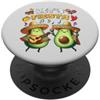 let's Fiesta Poncho Avocado Cinco de May Lets Fiesta Poncho Avocado Divertente Cinco de Mayo Festa Messicana PopSockets PopGrip Adesivo