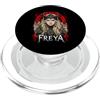 Freyja Germanic Mythology Nordic Warrior Freya Dea Norrena Mitologia Scandinava Rune vichinghe PopSockets PopGrip per MagSafe