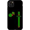 MASH MOSH Custodia per iPhone 11 Pro Max Zambia, mappa, silhouette, bandiera, strisce, zambia, orgoglio