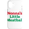 Funny Nonna Little Meatball Italian Vibe Custodia per iPhone 16 Nonnas Piccole Polpette Divertente Italiano Sono