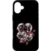 Oort 33 Production Custodia per iPhone 16 Plus Specchio da discoteca anni '70 GLAM Rock Dance Party Cuore Retro Vintage