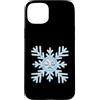 Rimefern Sketches Custodia per iPhone 15 Plus Fiocco Di Neve Triste Personaggio Carino Inverno Disegno