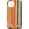 Generic Custodia per iPhone 13 Grafica astratta a righe retrò colorate