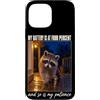 Candid Critter Co. Custodia per iPhone 13 Pro Max Quattro percento batteria Zero Patience Art