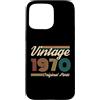 Birthday Present, Born in 1970 Custodia per iPhone 15 Pro Max Regalo di compleanno per persone nate nel 1970, parti originali