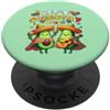 let's Fiesta Poncho Avocado Cinco de May Lets Fiesta Poncho Avocado Divertente Cinco de Mayo Festa Messicana PopSockets PopGrip Adesivo