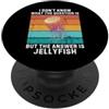 Retro Jellyfish Is The Answer Jellyfish Vintage Non so La Domanda È La Risposta È Medusa PopSockets PopGrip Adesivo
