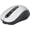 Bluestork M-WL-OFF65 - Mouse senza fili Bluetooth ricaricabile | Doppia connessione Bluetooth 2,4 GHz, clic silenziosi, ricarica USB-C fino a 4800 DPI, 6 pulsanti