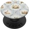 Cottagecore Farm Studio Baby Pulcino Guscio D'uovo Fawn Piglet Cottagecore Farm Art PopSockets PopGrip Adesivo