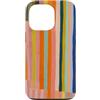Generic Custodia per iPhone 13 Pro Grafica astratta a righe retrò colorate