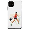 Glassborn Padel Custodia per iPhone 11 Padel Giocatrice Regalo Donna Sport Dinamico