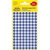 Avery Zweckform etichetta 8 mm marcatura punto blu, riposizionabili, 416st