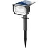 LOTMOS Faretti Solari da Esterno, 72 LED Lampade da Giardino 3 Modalità IP67 Impermeabile Luce per Cortile, Patio, Vialetto, Alberi