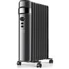 Taurus Agadir 2000 Radiatore ad Olio Digitale 2000W, 9 Elementi, ECO | 3 potenze, timer, temperatura 5 a 35 °C, antigelo, ruote; 20 m²