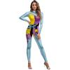 QPQEQTQ Costume di Halloween tuta - Sally personaggio Cosplay in 3D stampa digitale tuta