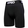 PSD Boxer da uomo, tinta unita, lunghezza standard, confezione singola, morbidi e traspiranti