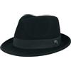 FREEBIRD99 100% feltro di lana Panama Fedora cappello corto trilby cappello piatto per uomo donna