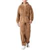 Beokeuioe Pigiama intero da uomo, morbido, da uomo, in pile, taglia M, 5XL, regalo per uomini e ragazzi