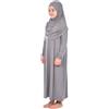 Prien Abbigliamento Preghiera per Bambina, Ragazze Abiti Musulmana, Kids Maniche Lunghe Abaya con Hijab, Islam Girls, Vestito Musulmano Donna, Abito Ramadan