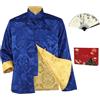 YOOCHUENG Vestito Tradizionale Cinese Uomo in Stile Tang Cinese (EU 46-56) | Taglie (M/XL/XXL),Reversibile,Costume Cinese da Uomo,Giacca a Maniche Lunghe per Kung Fu e Arti Marziali,Regalo per Papà