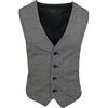 FB CLASS Gilet smanicato uomo sartoriale blu invernale