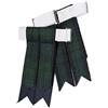 BELGLY Calze da kilt da uomo, con fibbie regolabili, tinta unita e tartan, giarrettiera in lana acrilica a punta