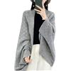 LIUYUYOUGO Scialle Donna Elegante,Poncho Di Lana Da Donna Scialli Oversize Cardigan Aperti Sul Davanti Maglione Elegante Scialle All'Uncinetto Cavo Mantello Morbido E Caldo Sciarpa In Cashmere Con M