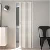 Porta a Soffietto da Interno 83x214 cm in PVC Caroline Palissandro Bianco Orizzontale