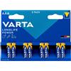 VARTA Batteria alcalina LONGLIFE POWER-AAA LR03 8 UDS (20UD)