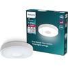 Philips Coiner, Plafoniera da soffitto, 24W, 2800lm, Luce Bianca Naturale 4000K, 3 scene di luce SceneSwitch, Grado di protezione IP20, Bianca